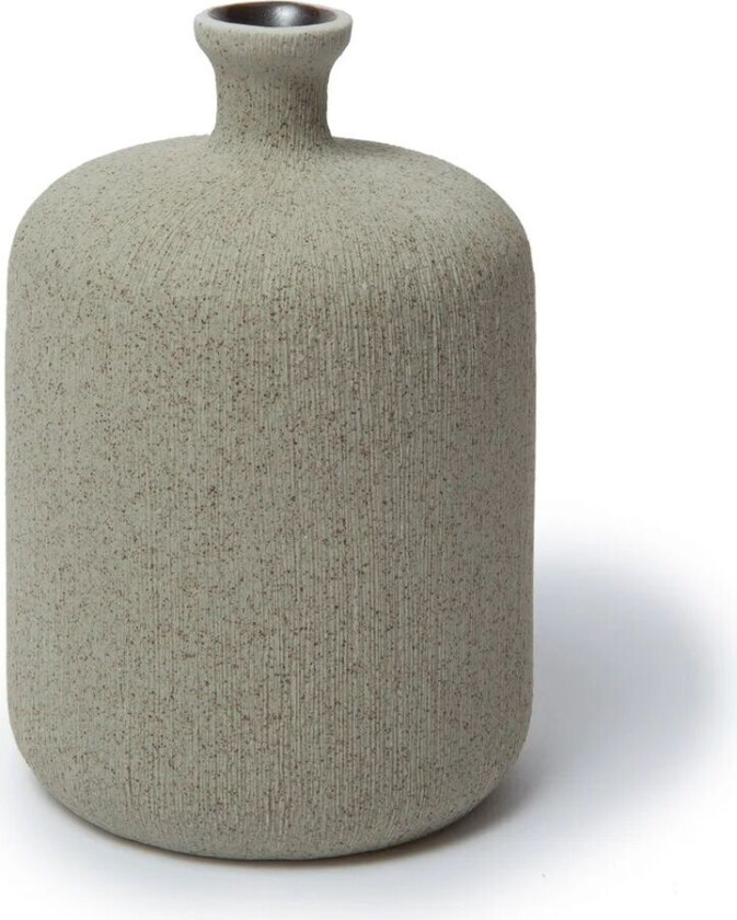 Flaske vase Sand grey, medium