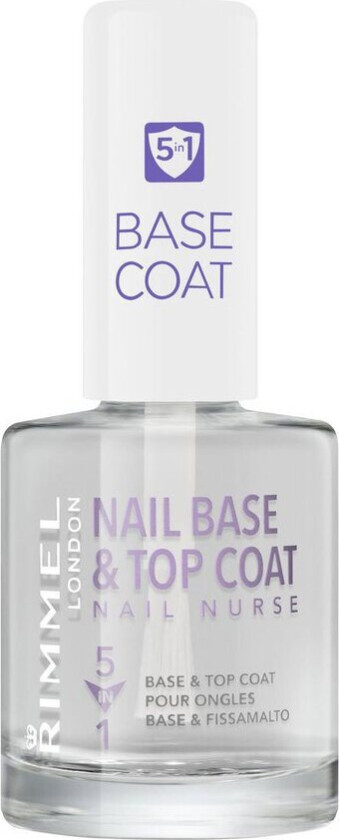 5In1 Nail Nurse Base And Top Coat 12ml