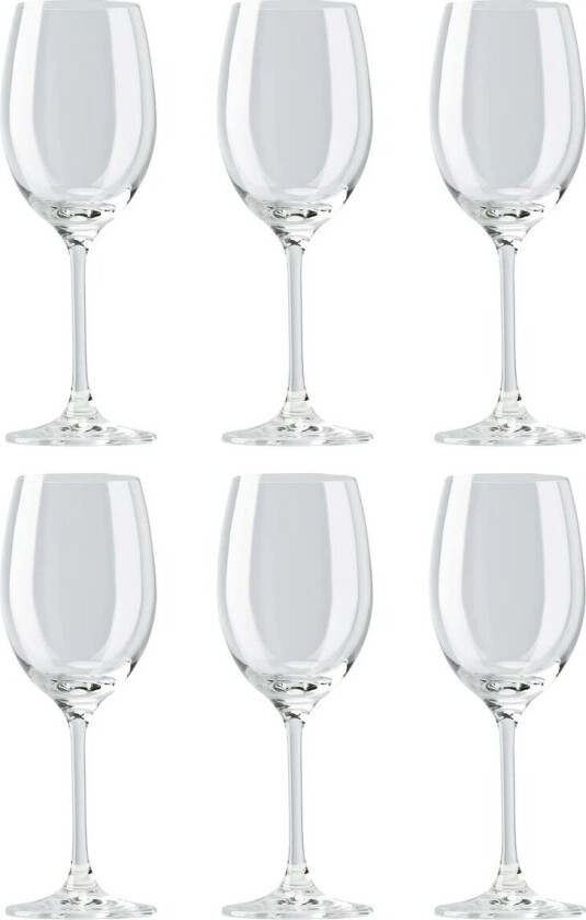 DiVino hvitvinsglass 32 cl 6-stk. Klar