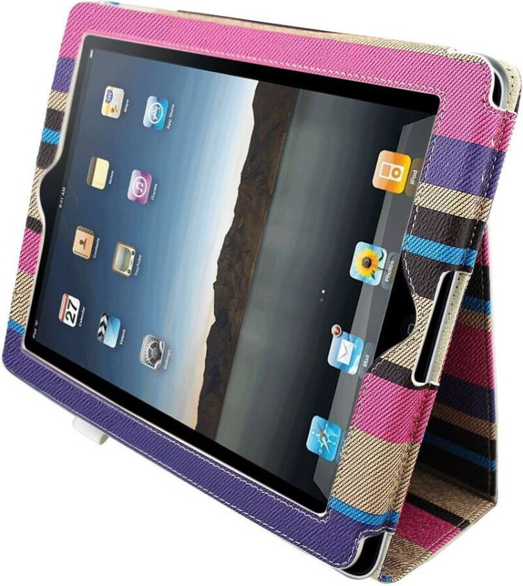 Flip & Stand Smart Case iPad 2 / iPad 3 / iPad 4 Deksel Retro