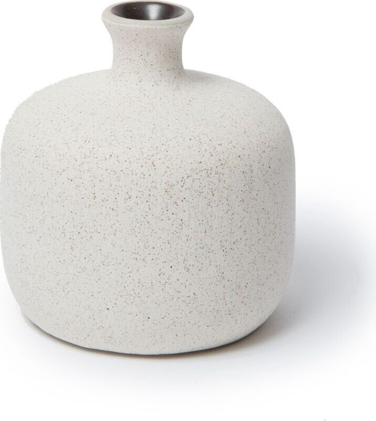 Flaske vase Sand white, small