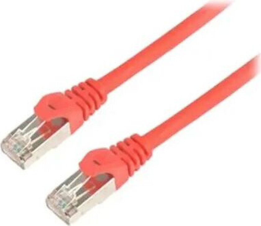 Nettverkskabel Lszh Rj-45 Rj-45 Cat 6 3m Rød