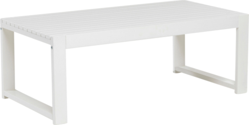 GOTLAND Bord 60 x 120 cm Hvit