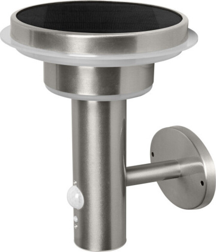 LEDvance Endura Solar vegglampe m/solcelle sensor, stål