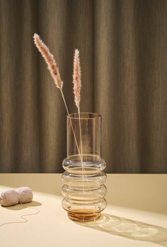 MIST glassvase - høyde 36 cm Amber
