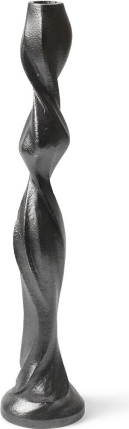 Gale lysestake 38 cm Blackened Aluminium