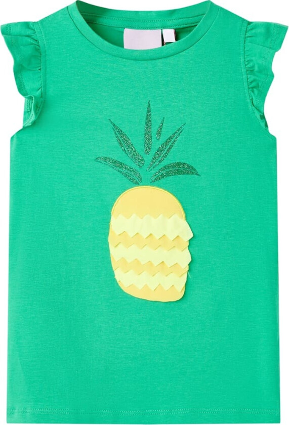 T-skjorte for barn grønn 140