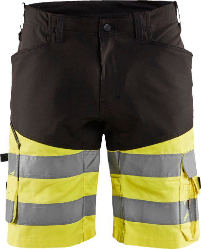 HIGH-VIS SHORTS SVART/GUL C48 SORT/GUL C48