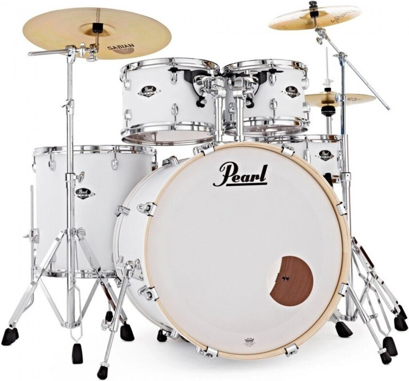 Bilde av Pearl Export EXX 22 Am. Fusion Trommesett Matt Hvitt