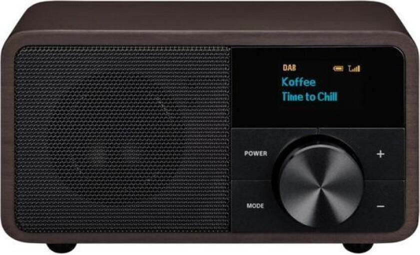 Sangean dab Radio Bt ddr-7 mørk Trefarge, Oled 340007