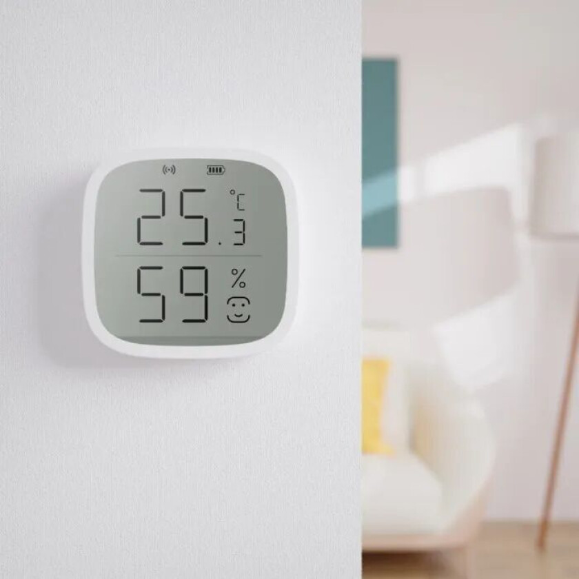 Smart temperaturmåler og hygrometer med Zigbee 3.0