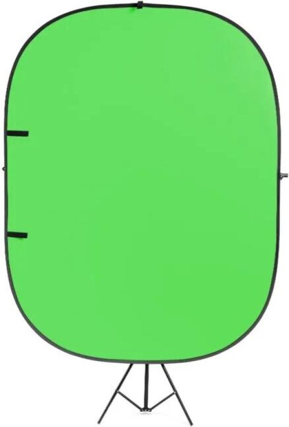 Tofarget Green Screen med stativ 1,5x2 m