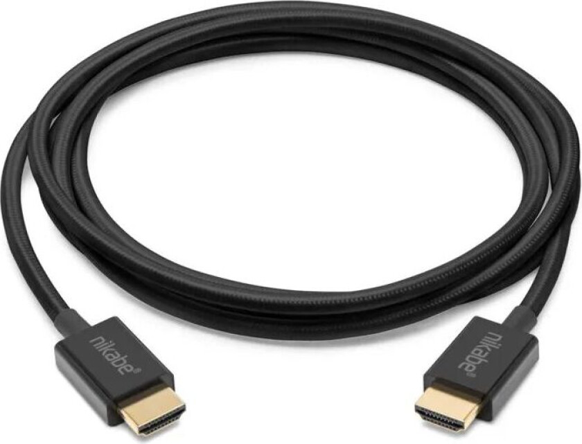 Ultra Slim HDMI-kabel med 8K-støtte - Svart 2 m