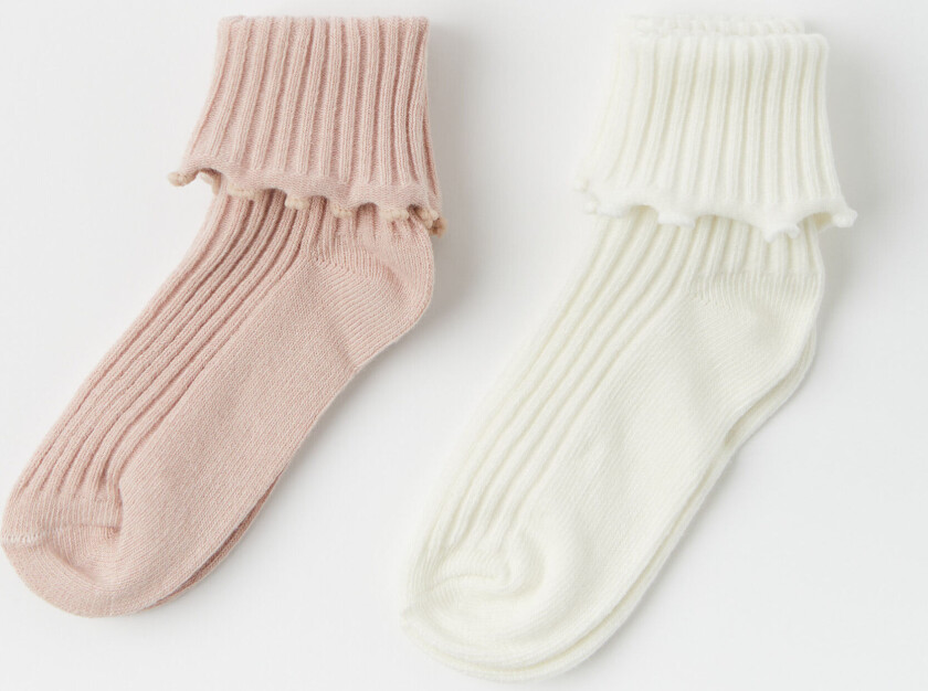 2-pakning sokker med tungekant 16 18