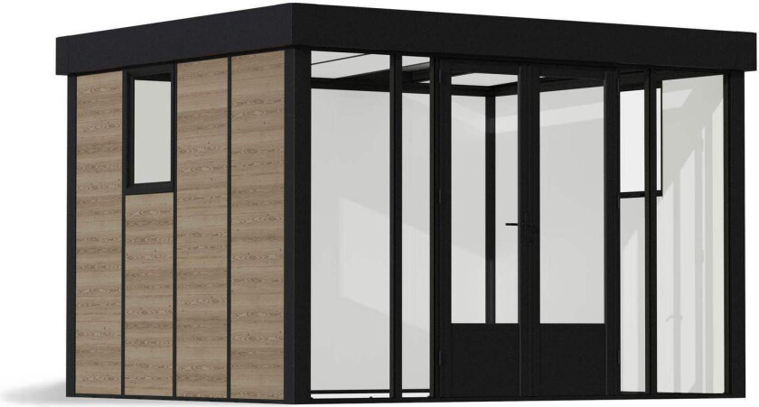 Palram - Canopia Copenhagen Hage kontor Svart 10.1 m²