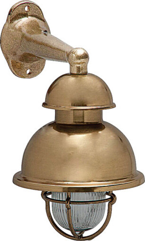 53 Vegglampe støpt messing IP64
