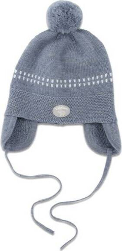 Lillelam - Lue Basic Med Snøring, Mellomblå