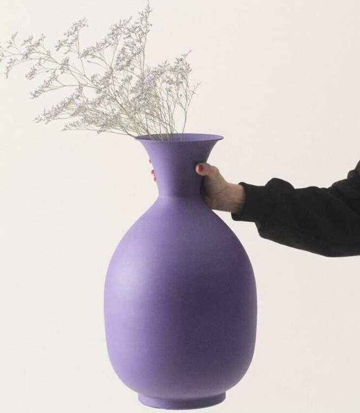 LILOU vase - høyde 45 cm Lilla