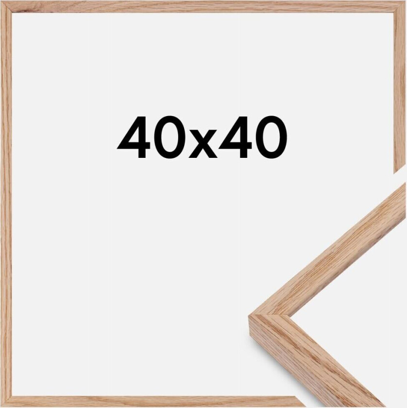 Ramme E-Line Akrylglass Eik 40x40 Cm