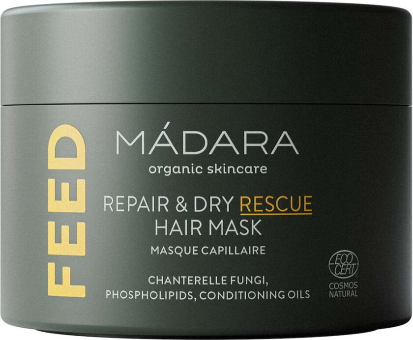 MÀDARA Feed Repair & Dry Rescue Hair Mask, 180 ml MÀDARA Hårkur