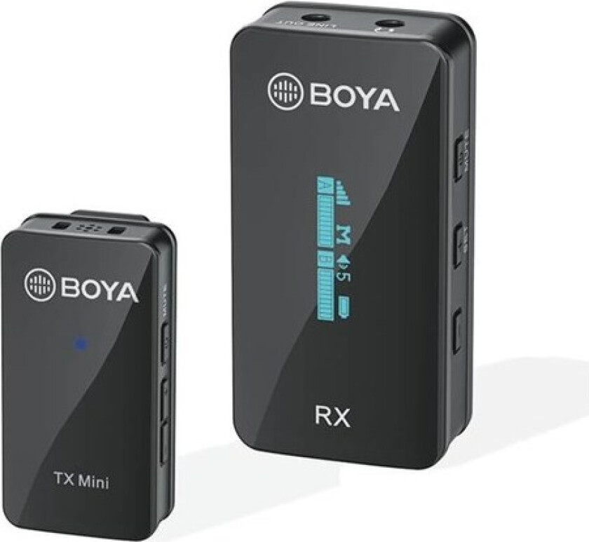 Boya By-xm6-s1 Mini Trådløst Mikrofonsystem
