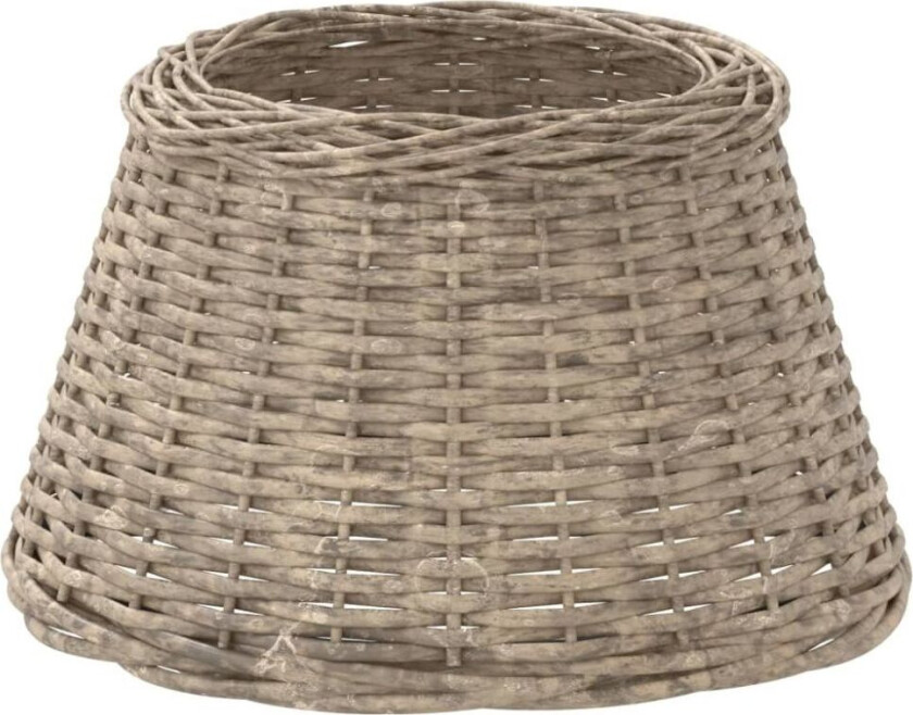 Lampeskjerm brun Ø45x28 cm flettet