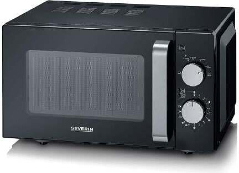 - Microwave w/ceramic plate 20L/800W - Black/Steel (24203)