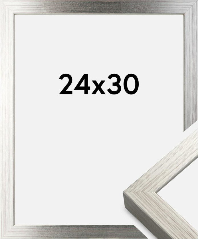 Ramme Falun Akrylglass Sølv 24x30 Cm