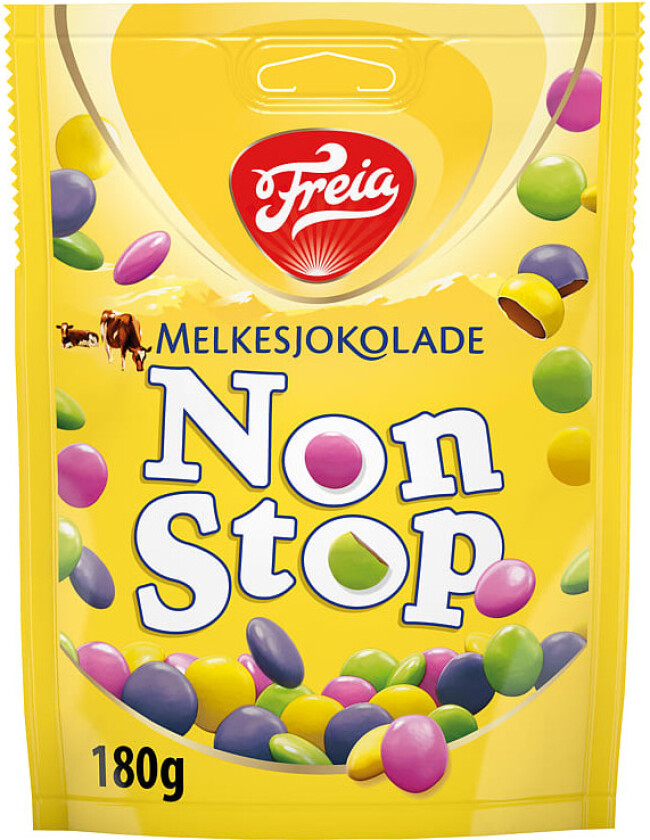 Freia Non Stop Melkesjokolade 180g
