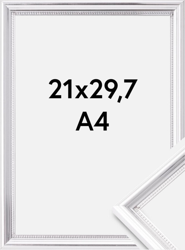 Ramme Gala Akrylglass Sølv 21x29,7 Cm (A4)