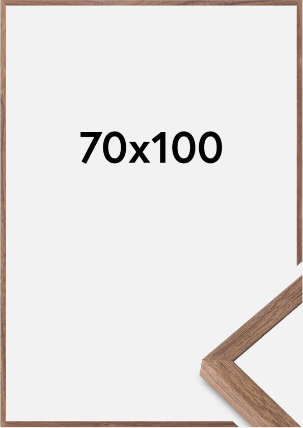 Focus Ramme Soul Walnut Veneer Akrylglass 70x100 Cm