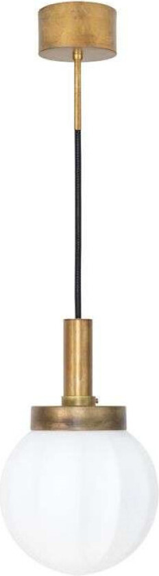 Klyfta pendel Ø15 cm Ubehandlet messing-opal