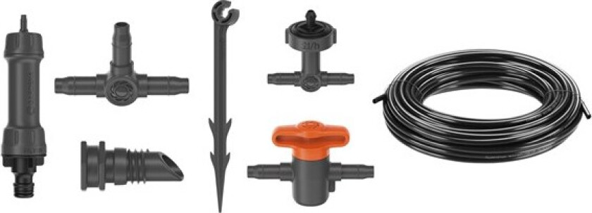 Micro-Drip-vanning Balkongsett (15 planter)