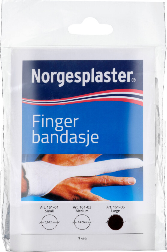 Fingerbandasje, Large, 3 stk.