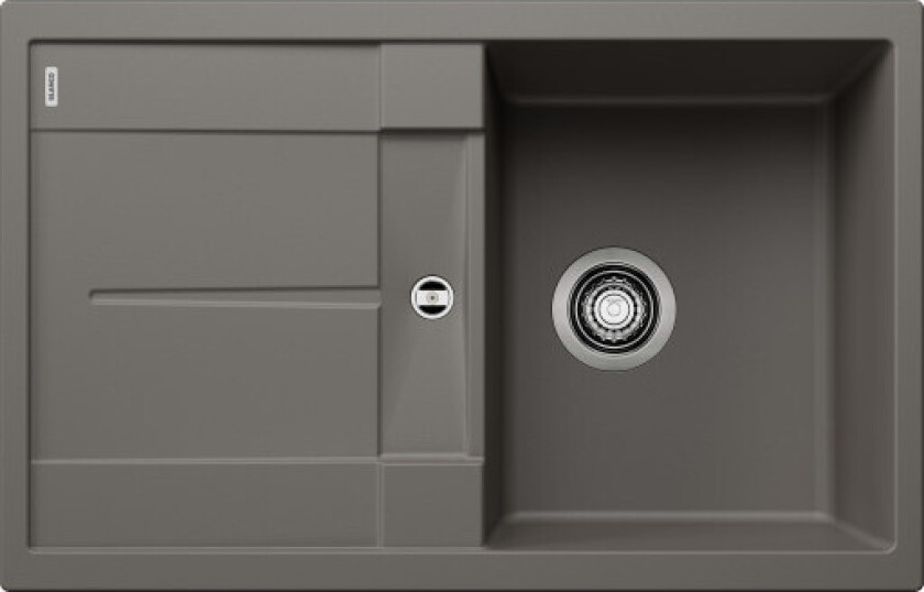 Metra 45S UX kjøkkenvask, 78x50 cm, grå