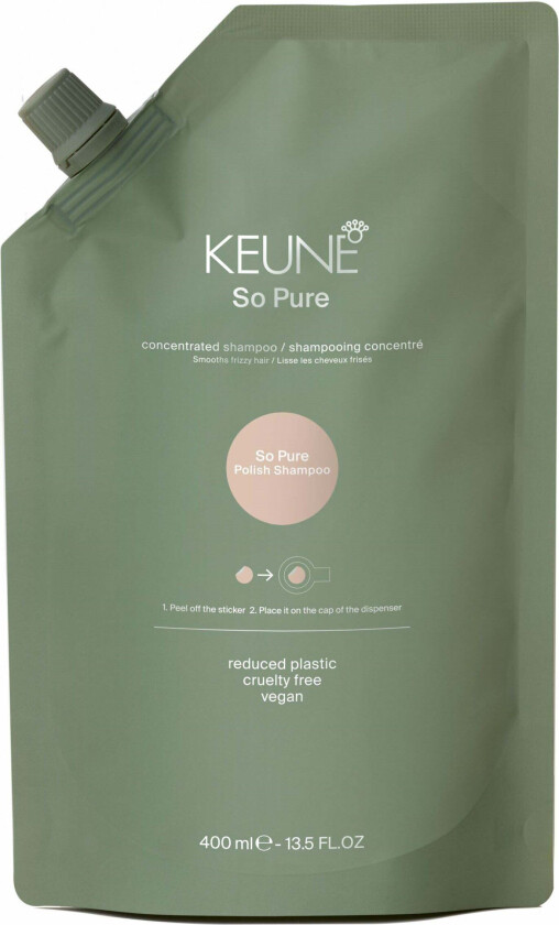 So Pure Polish Shampoo Refill 400 ml