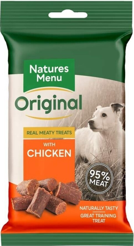 NaturesMenu Dog Real Meaty Treats Chicken 60 g