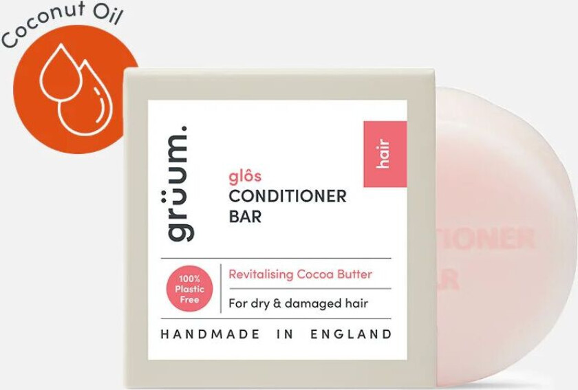 Gruum Grüum Glôs Zero Plastic Conditioner Bar - Revitalising