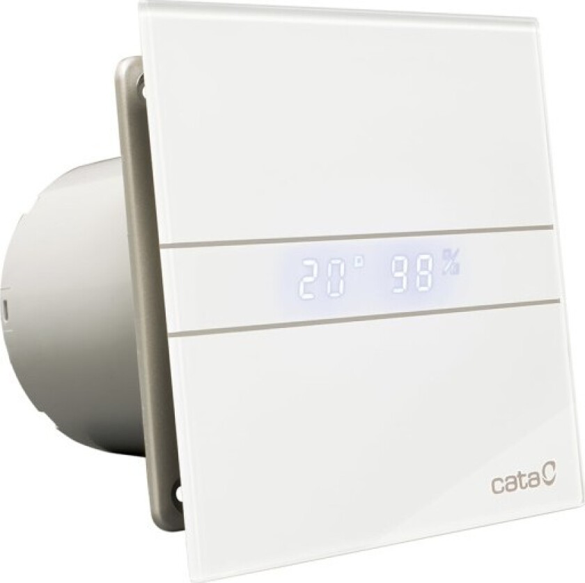 E-100 GTH baderomsvifte, fuktstyring, timer, hvit