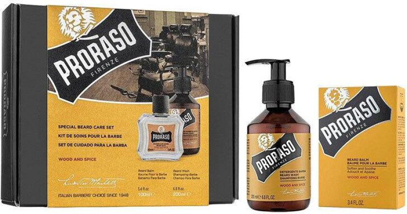 Bilde av Special Beard Care Set Wood & Spice