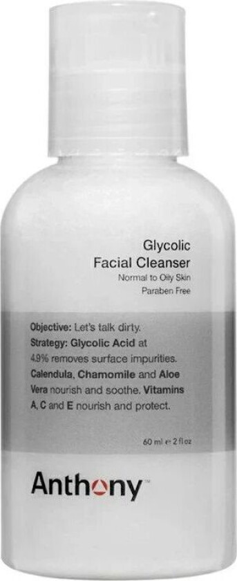 Glycolic Facial Cleanser, Rejsestørrelse, 30 Ml.