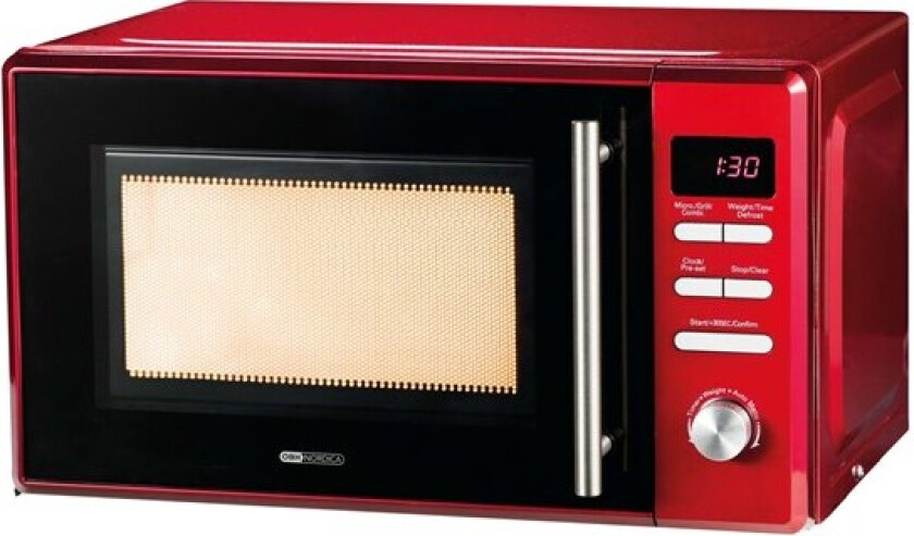 Bilde av Vega 7541 - microwave oven with grill - freestanding - chilli red