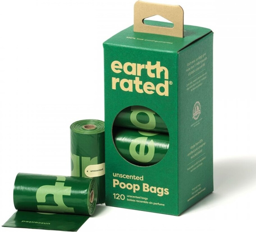 Hundeposer Uparfymert (120 bags)