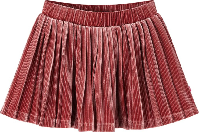 Plissert skjørt for barn medium rosa 92