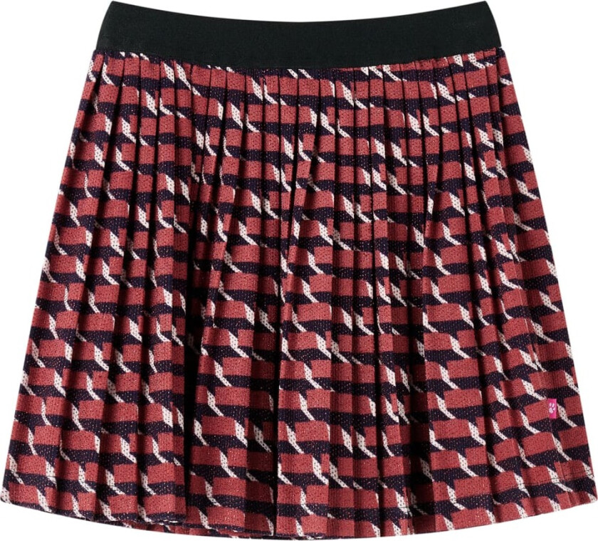 Bilde av Plissert skjørt for barn med glitter marineblå 92