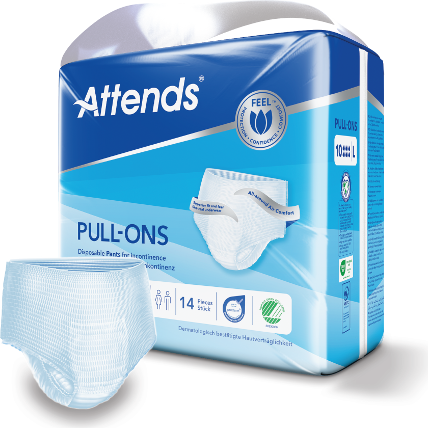 Pull-Ons 10 buksebleie, Large, 14 stk