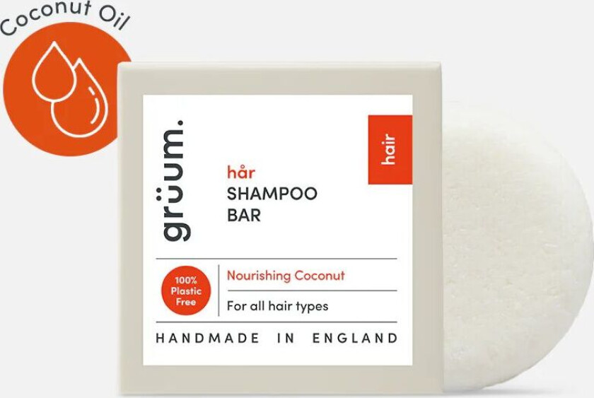 Gruum Grüum Hår Zero Plastic Shampoo Bar - Nourishing