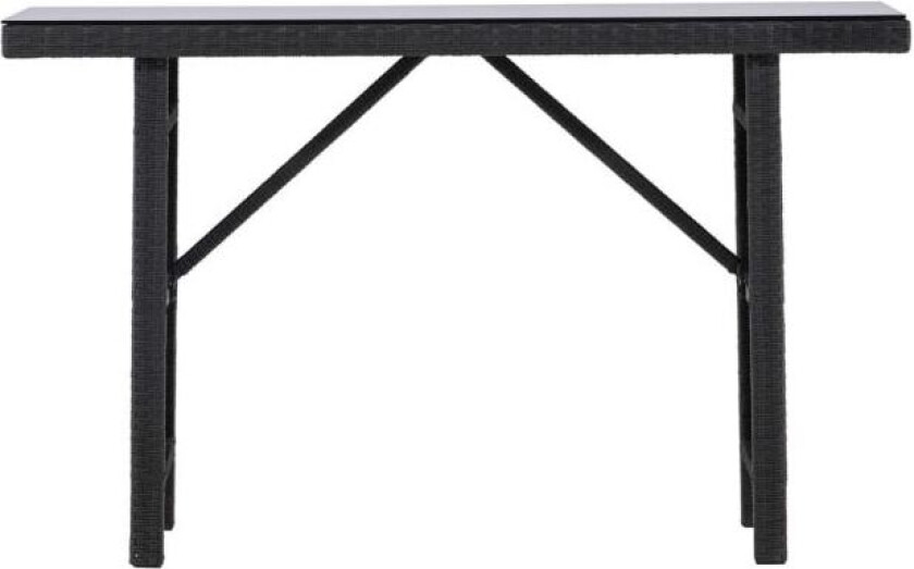 Padova hagebord sidebord 40x120cm svart.
