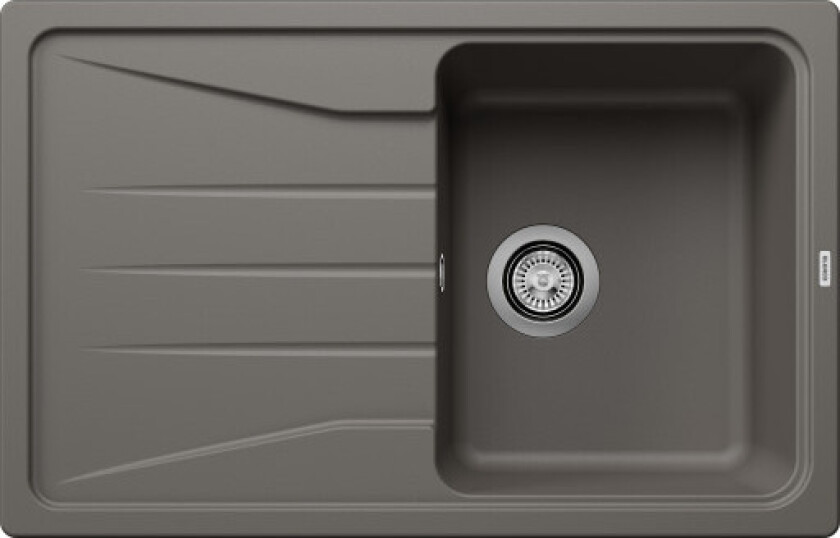 Sona 45S UX kjøkkenvask, 78x50 cm, grå