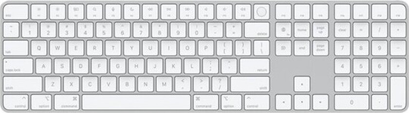 Magic Keyboard with Touch ID and Numeric Keypad - Tastatur - Tyrkisk - Hvit